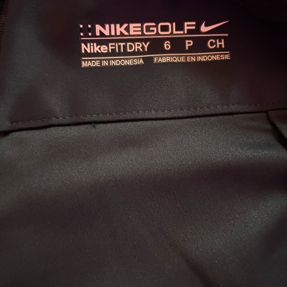 Nike Golf FitDry Striped Skirt Shorts Skort A-Line Mini Skort 6 P - Picture 7 of 13